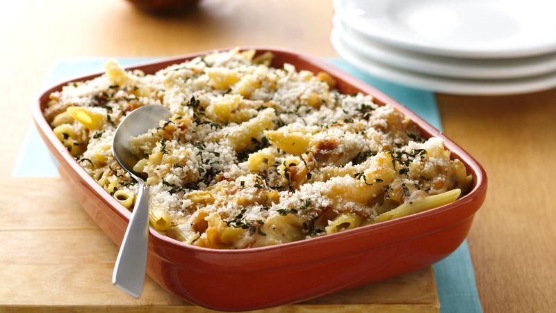 Bacon and Caramelized Onion Mac and Cheese