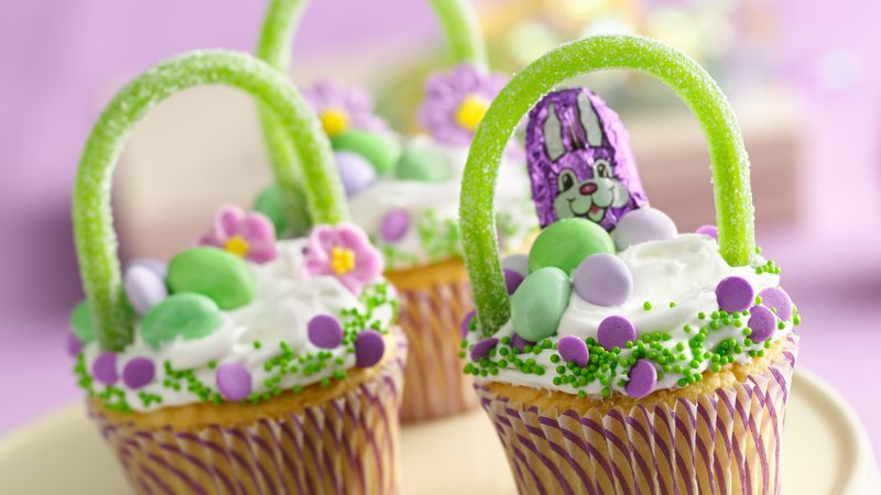 Easter Basket Cupcakes