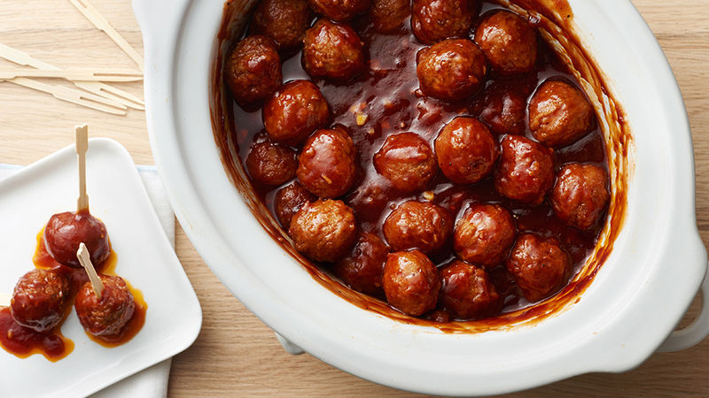 Slow-Cooker Honey-Garlic BBQ Meatballs