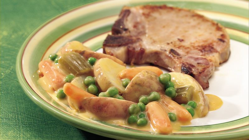 Slow-Cooker Cheesy Winter Vegetables Casserole