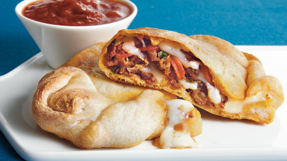 Loaded Calzones recipe from