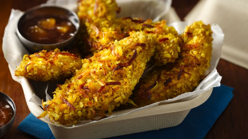 Curry Coconut Chicken with Chutney