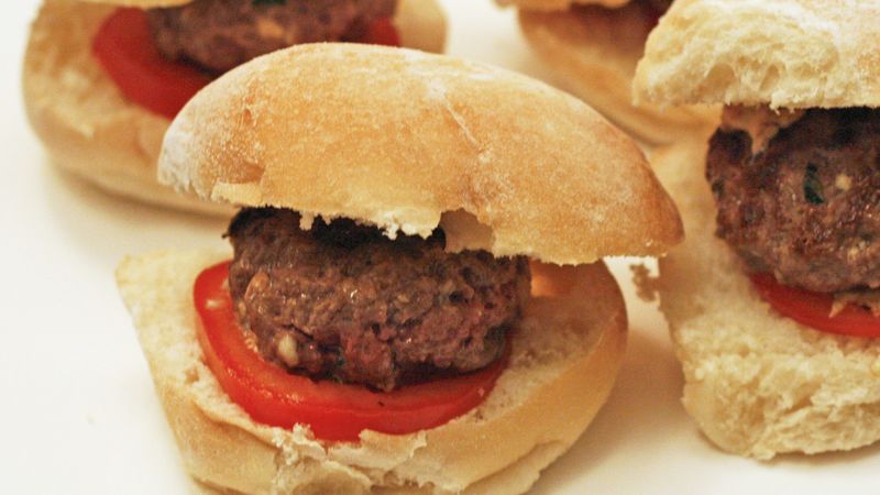 Sarah’s Game Day Gorgonzola Bison Sliders