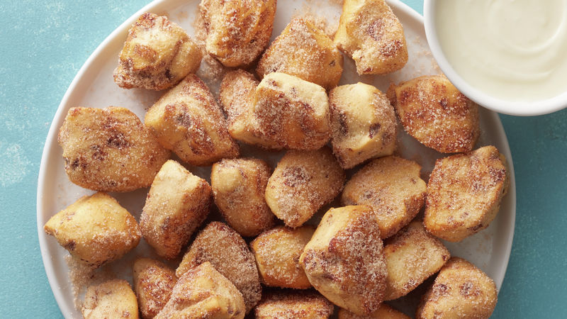 Air Fryer Cinnamon Roll Bites