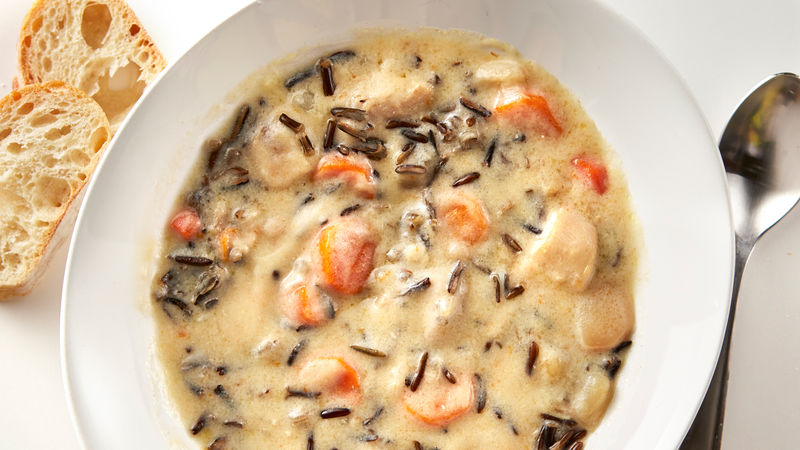 Cream of chicken and rice soup recipe