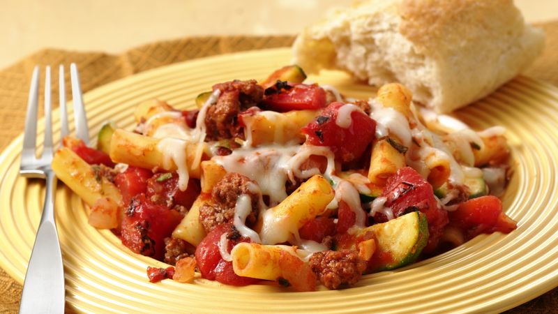Baked Ziti with Fire Roasted Tomatoes