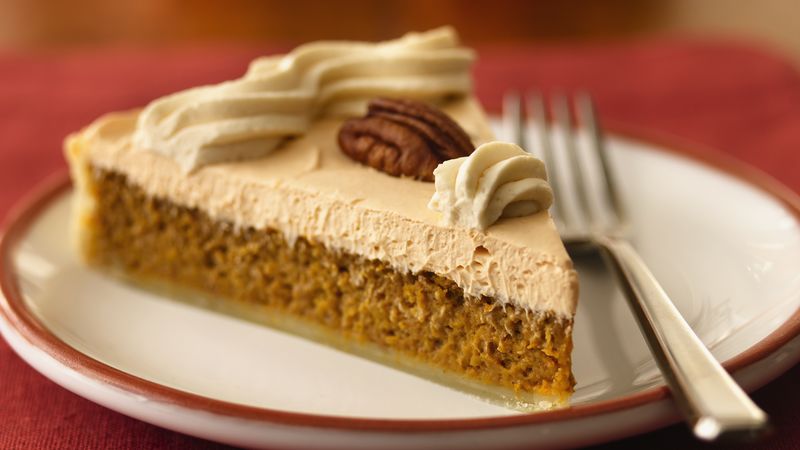 Pumpkin Butterscotch Cream Tart