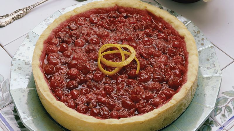 Honey-Wine-Cranberry Tart