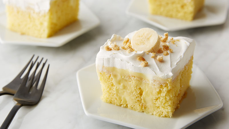 Banana Pudding Poke Cake Recipe Tablespoon Com