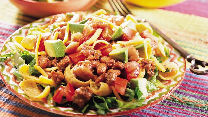 Make-Your-Own Taco Salad Recipe - BettyCrocker.com