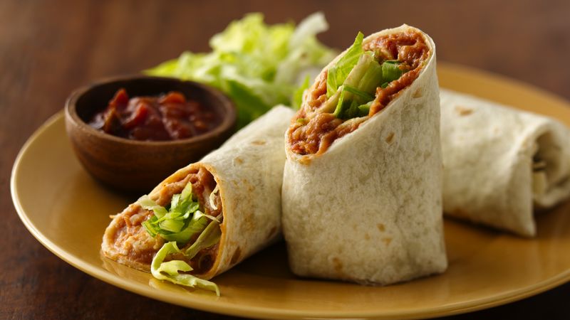 refried bean burrito