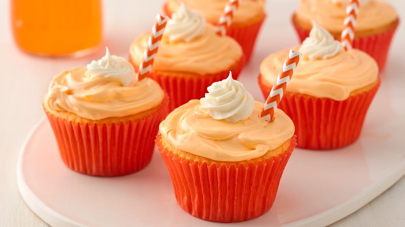 Two Ingredient Soda Pop Cupcakes Recipe Bettycrocker Com