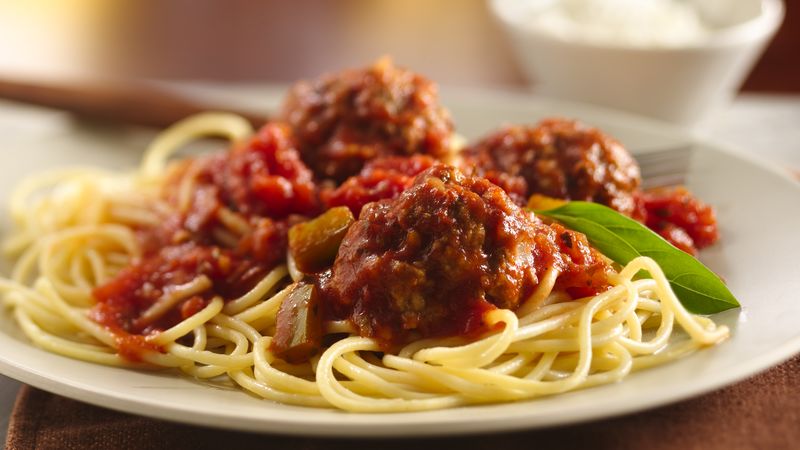 Image result for spaghetti and meatballs