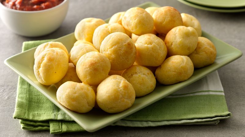 Parmesan Puffs with Marinara