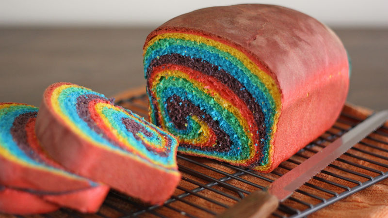 Rainbow Swirl Bread | Easy Dinner Recipes For Kids Every Mom Should Know | meals kids love