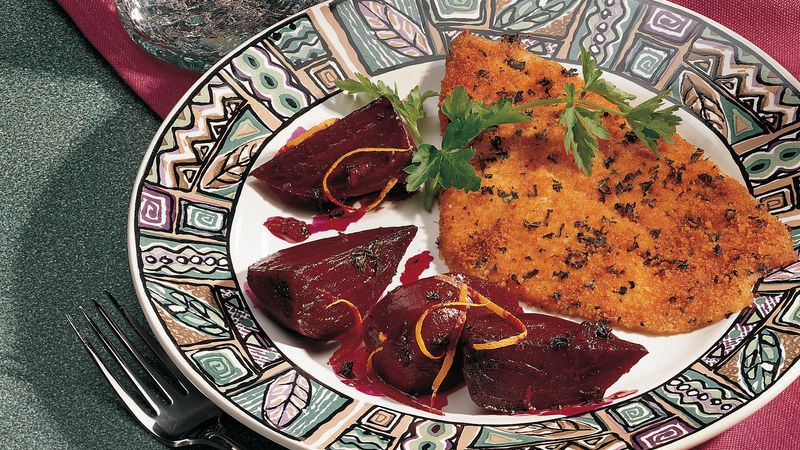 Beets in Sweet Orange Sauce