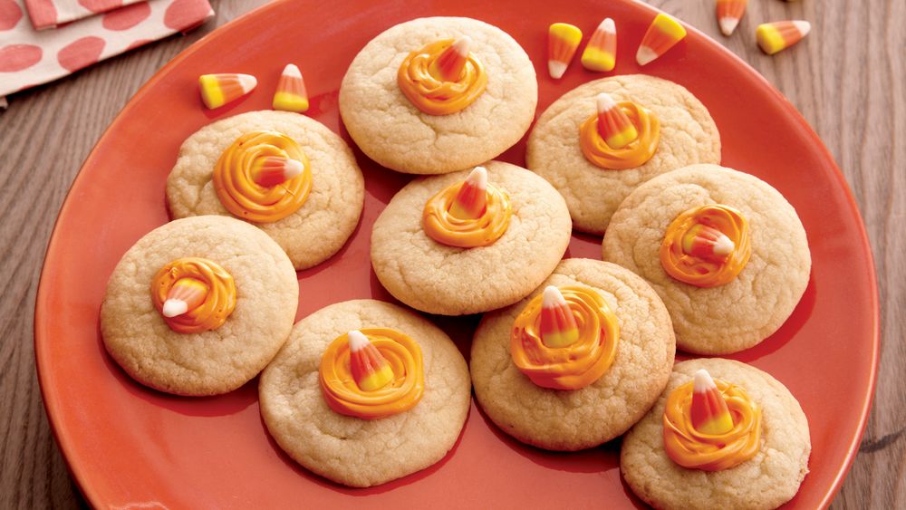 Melting Candy Corn Cookies