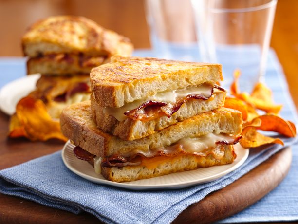 Beer Battered Grilled Cheese Sandwiches - Gold Medal Flour