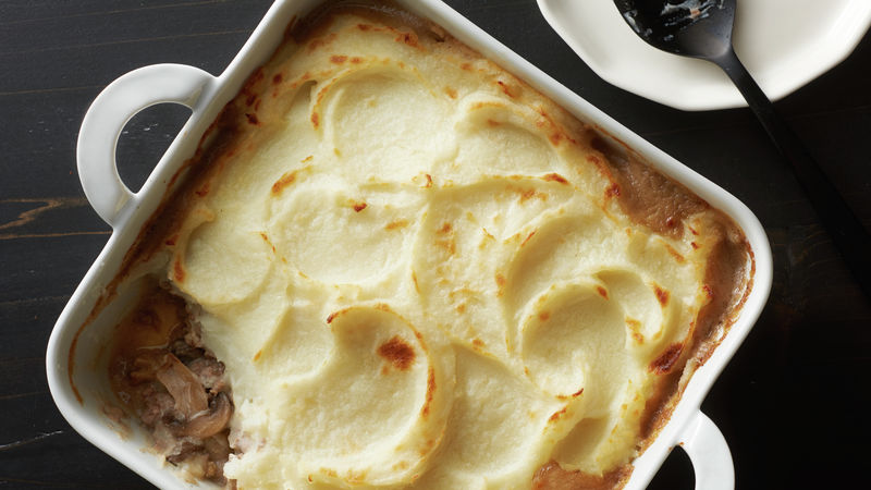 Ground Beef Stroganoff Shepherd's Pie