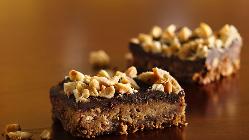 Chewy Chocolate Peanut Butter Bars