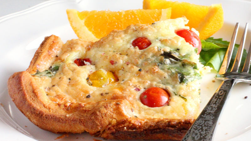 Make-Ahead Tomato-Crescent Quiche