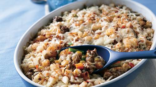 Layered Beef and Potato Casserole image