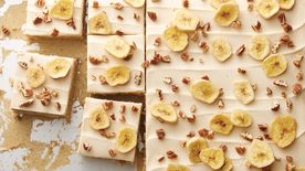 Banana Sheet Cake with Browned Carrot Sheet Cake with Browned Butter