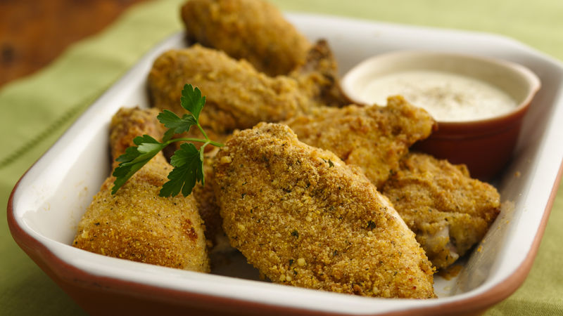 Oven-Fried Ranch Chicken