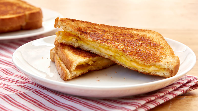 Grilled Two Cheese Sandwich Recipe Pillsbury Com