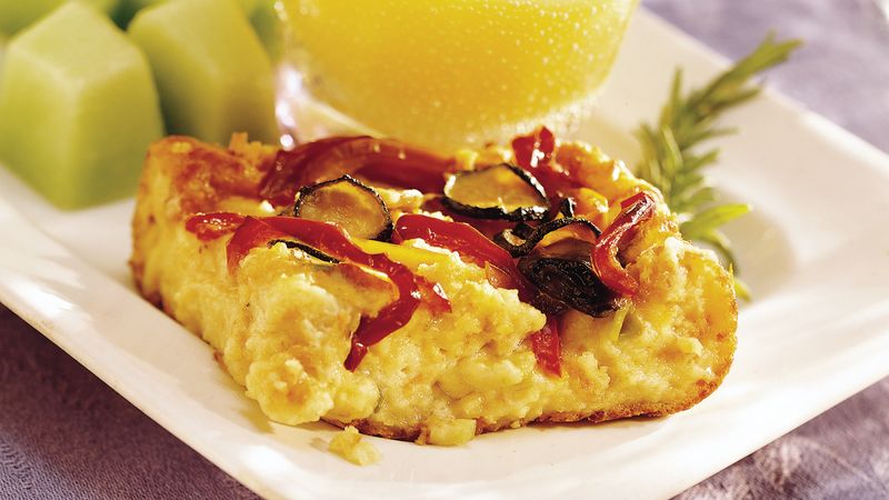 Savory Roasted-Vegetable Strata