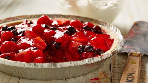 No-Bake Triple Berry Pie_image