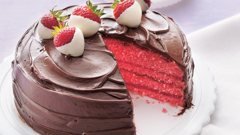 Chocolate Covered Strawberry Cake Recipe