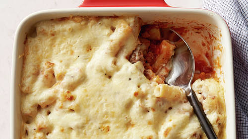 
	Tomato-Alfredo Baked Ziti Recipe - BettyCrocker.com
-image