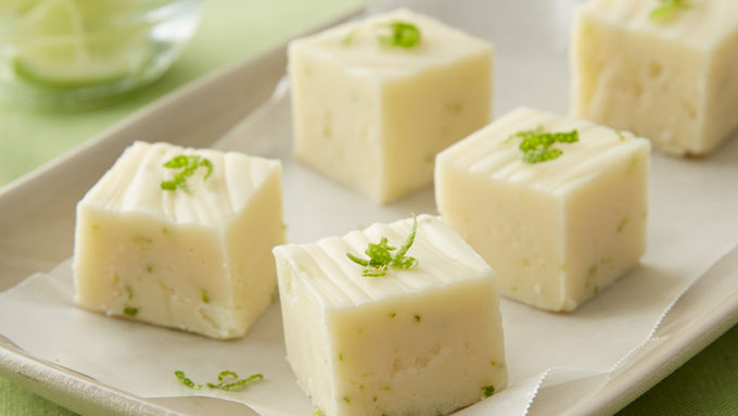 Key Lime-White Chocolate Fudge