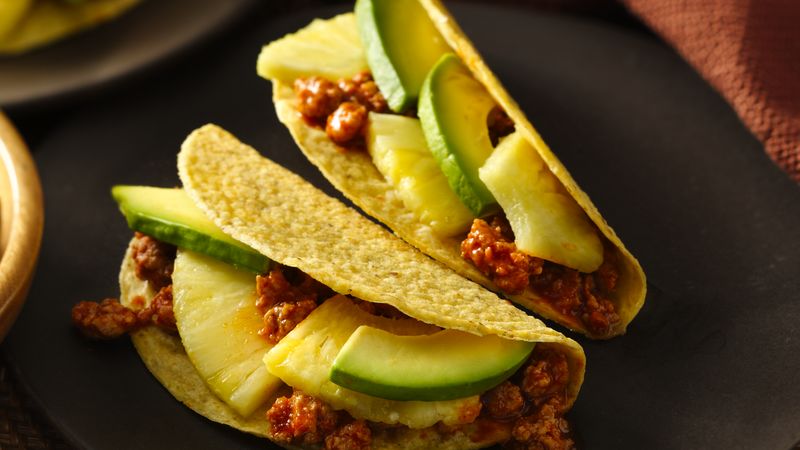 Ground Turkey Tacos Recipe Bettycrocker Com