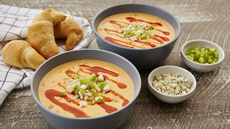 Slow-Cooker Buffalo Chicken Soup Recipe - Pillsbury.com