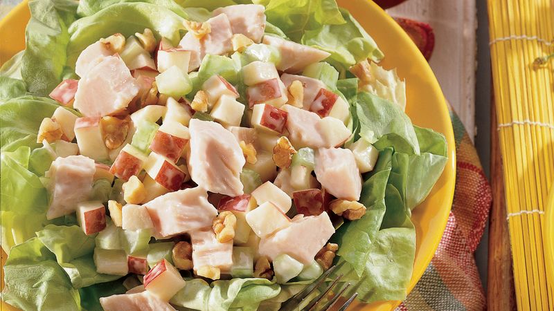 Smoked Turkey Waldorf Salad Recipe Bettycrocker Com