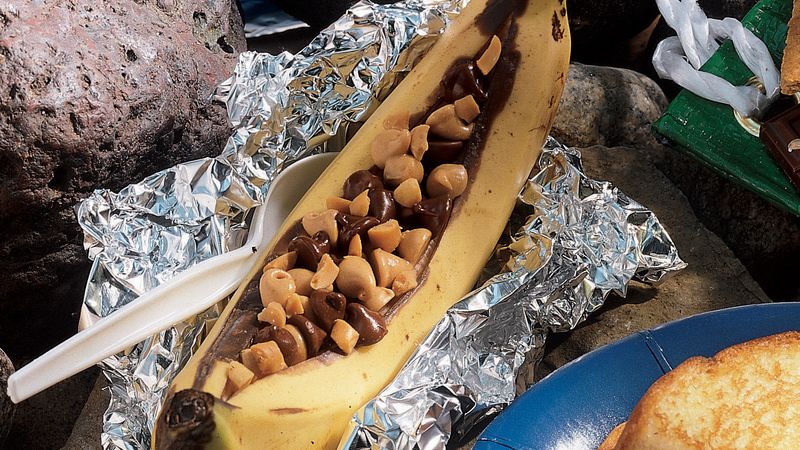 Peanut Butter Banana Boats