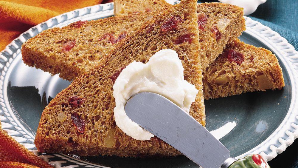 Bread Machine CranberryPumpkin Bread recipe from
