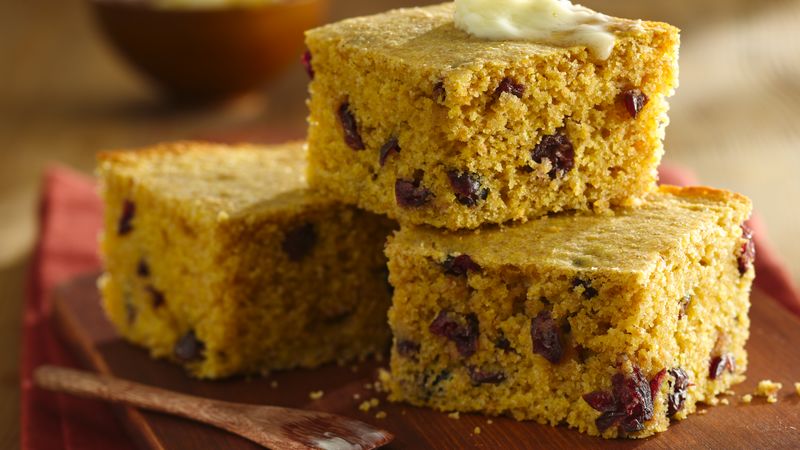 Whole Wheat Maple-Cranberry Cornbread