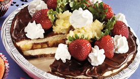 Banana Split Ice Cream Pie