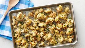 Easy Parmesan Roasted Cauliflower