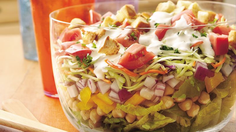 Layered Ranch Salad