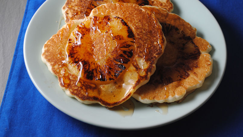 Panqueques de Piña Asada