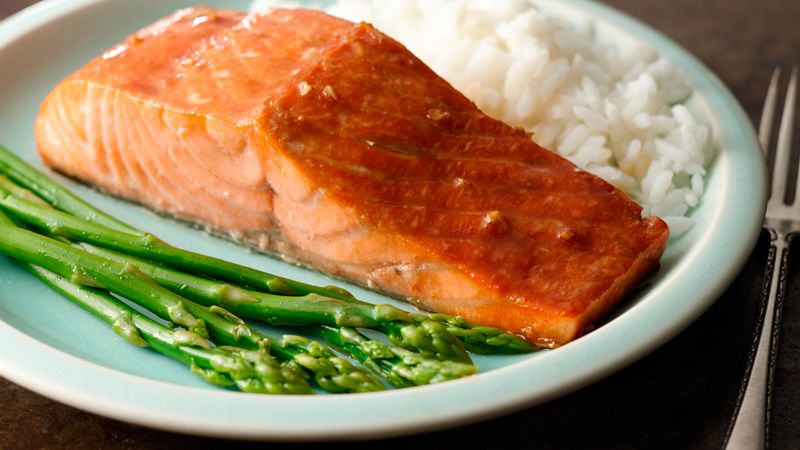 Grilled Salmon with Honey-Soy Marinade