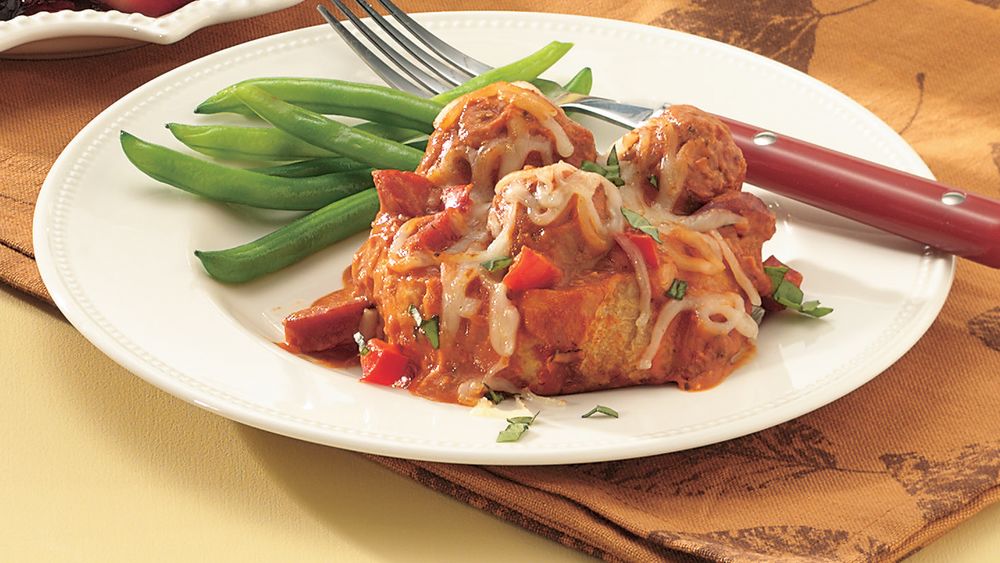 Meatball Pizza Sandwich Casserole Recipe