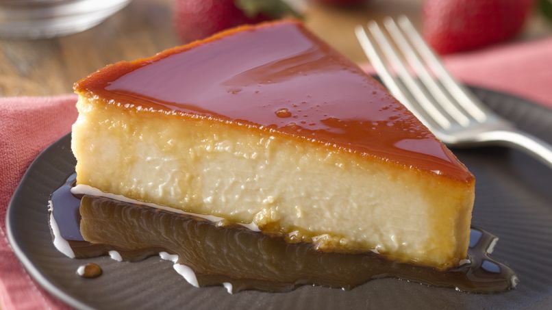 Cream Cheese Flan with Guava Recipe 