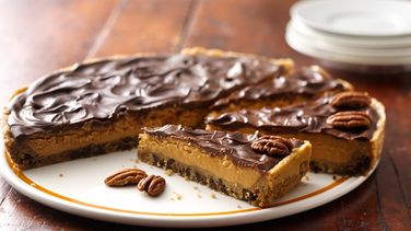 Chocolate-Peanut Butter Cookie Pie