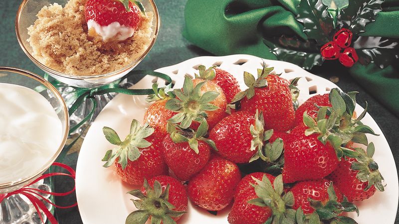 Brown Sugar Strawberries 