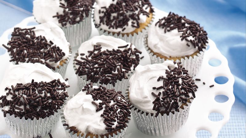 Black and White Rum Cakes